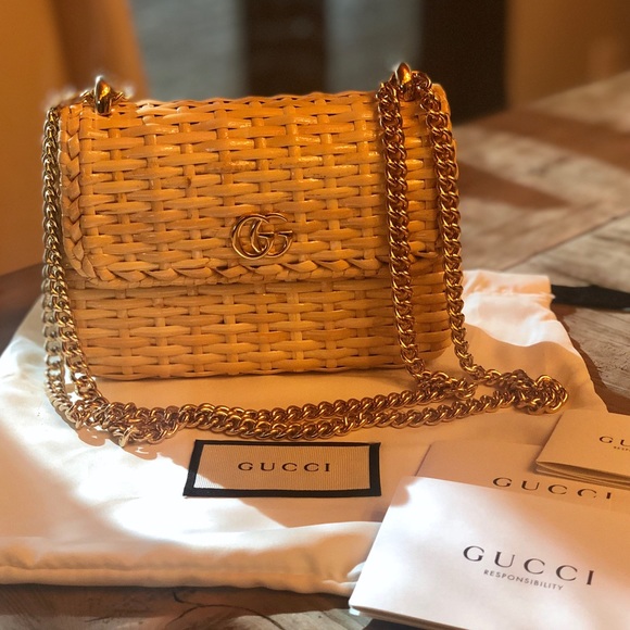 Linea cestino glazed wicker mini shoulder bag Clearance